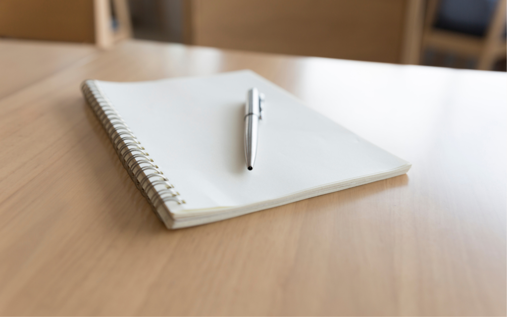 It’s a good idea to keep a notepad nearby to jot down any questions that come up during the signing